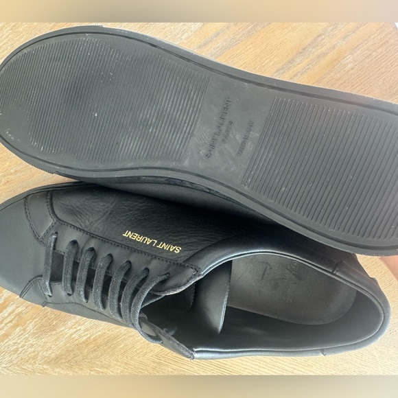 SAINT LAURENT
Andy Moon Logo-Print Leather Sneakers - Picture 6 of 6